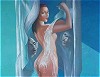 Susanne im Bad l auf Leinwand 120x190 cm